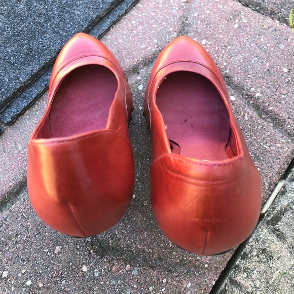 Aldo Red Leather 4” Heels Size 7 - Picture 5 of 9